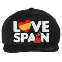 Love Spain Wool Snapback Cap