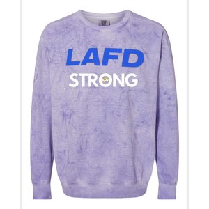 Lafd Strong Colorblast Crewneck Sweatshirt