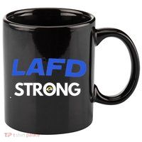 Lafd Strong 11oz C Handle Ceramic Mug
