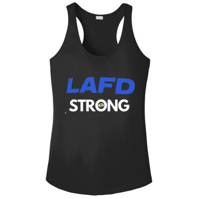Lafd Strong Ladies PosiCharge Competitor Racerback Tank