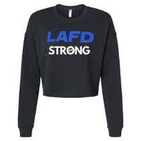 Lafd Strong Cropped Pullover Crew
