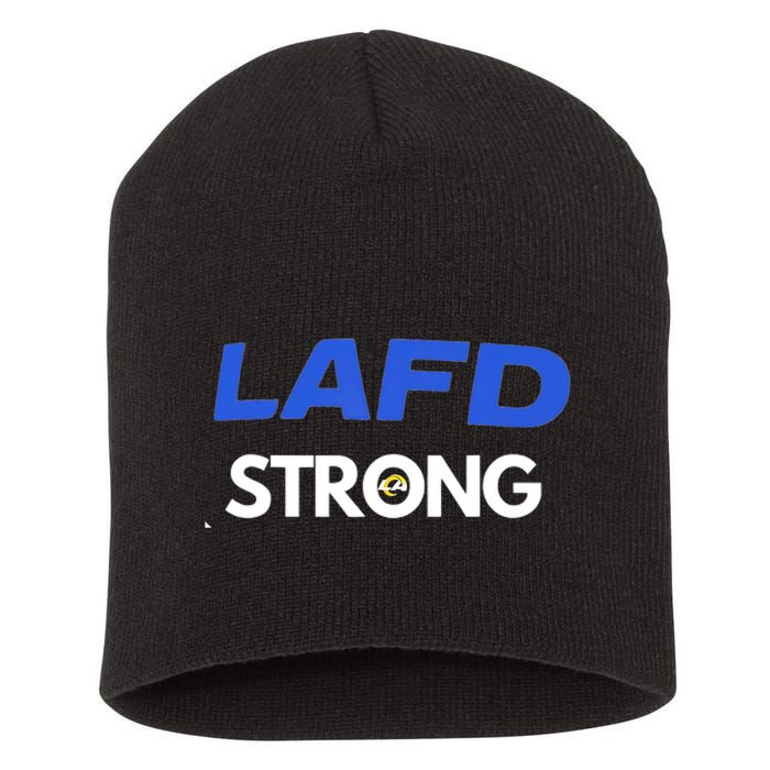 Lafd Strong Short Acrylic Beanie
