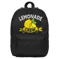 Lemon Stand Lemonade Crew 16 in Basic Backpack