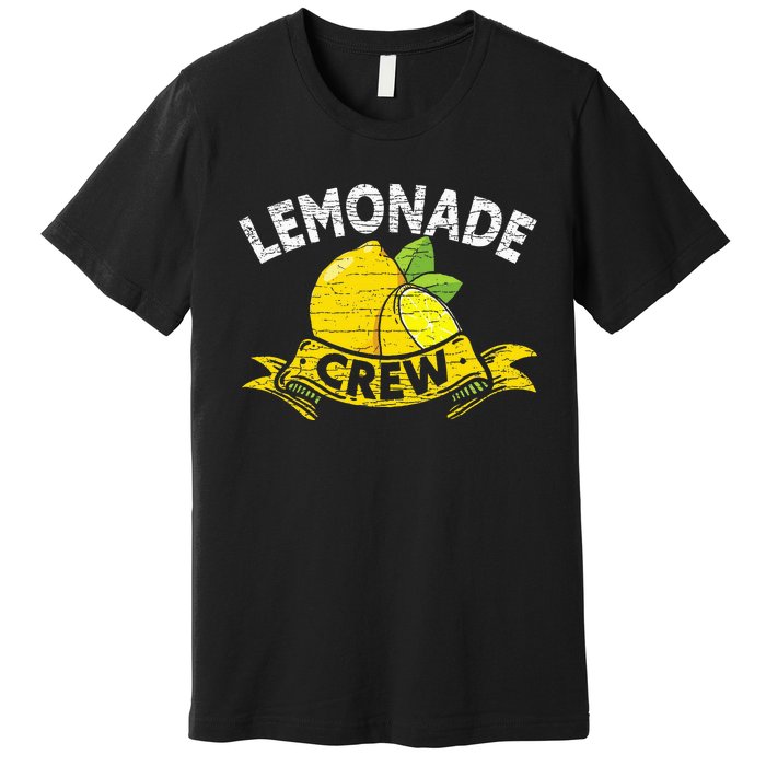 Lemon Stand Lemonade Crew Premium T-Shirt