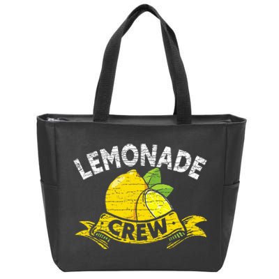 Lemon Stand Lemonade Crew Zip Tote Bag