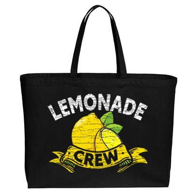 Lemon Stand Lemonade Crew Cotton Canvas Jumbo Tote