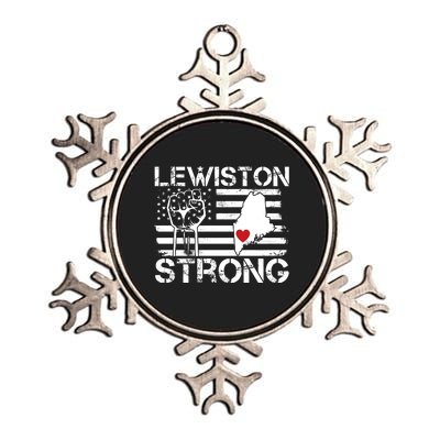 Lewiston Strong Metallic Star Ornament