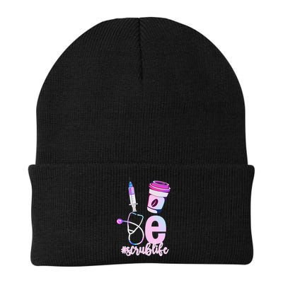 Love Scrub Life Stethoscope Nursing Nurses Day Beanie