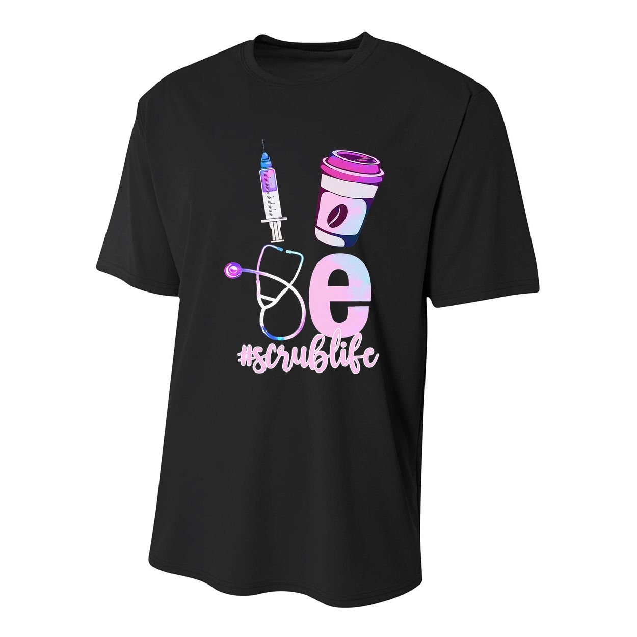 Love Scrub Life Stethoscope Nursing Nurses Day Youth Performance Sprint T-Shirt