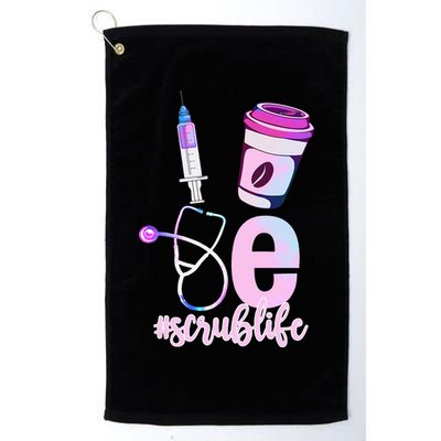 Love Scrub Life Stethoscope Nursing Nurses Day Golf Towel