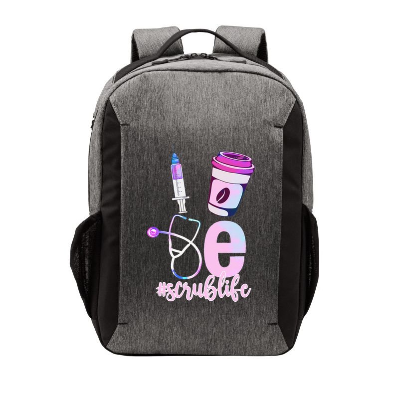 Love Scrub Life Stethoscope Nursing Nurses Day Vector Backpack