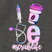 Love Scrub Life Stethoscope Nursing Nurses Day Vector Backpack