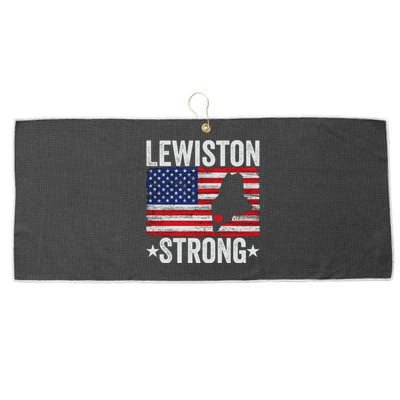 Lewiston Strong Large Microfiber Waffle Golf Towel