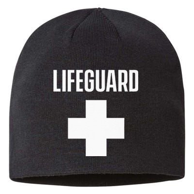 Lifeguard Sayings Life Guard Job Sustainable Beanie