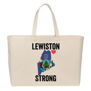 Lewiston Strong Cotton Canvas Jumbo Tote