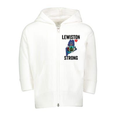 Lewiston Strong Toddler Zip Fleece Hoodie