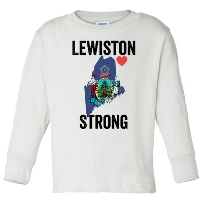 Lewiston Strong Toddler Long Sleeve Shirt