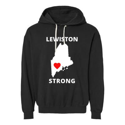 Lewiston Strong Garment-Dyed Fleece Hoodie