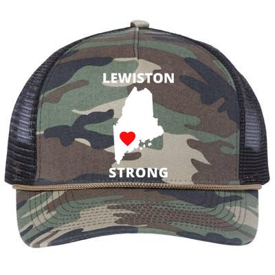 Lewiston Strong Retro Rope Trucker Hat Cap