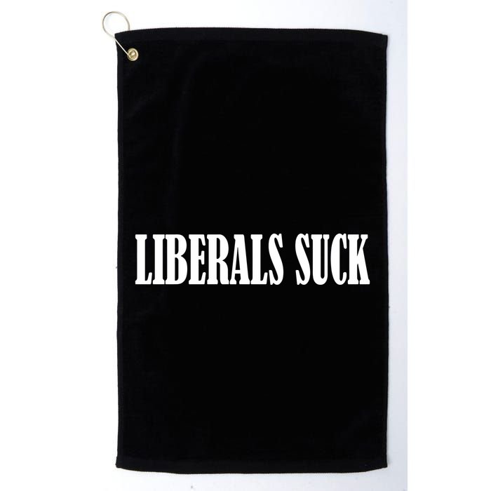 Liberals Suck Golf Towel