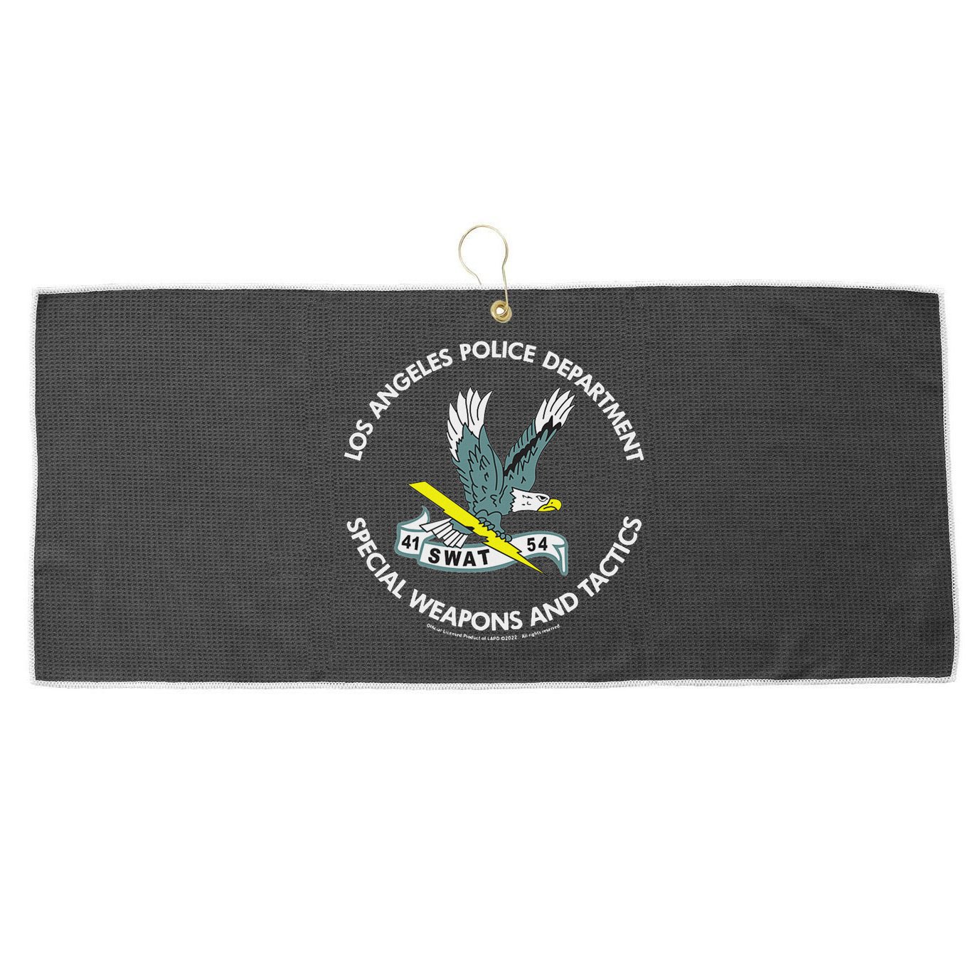Lapd Swat Large Microfiber Waffle Golf Towel