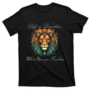 Leo Season Lion Motivational Inspirational T-Shirt