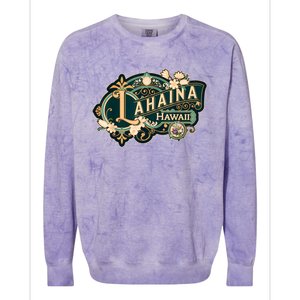 Lahaina Strong Colorblast Crewneck Sweatshirt