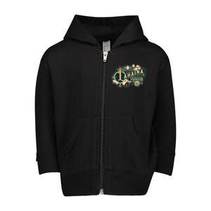 Lahaina Strong Toddler Zip Fleece Hoodie