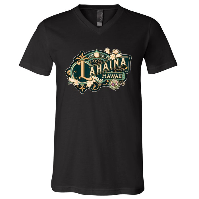 Lahaina Strong V-Neck T-Shirt