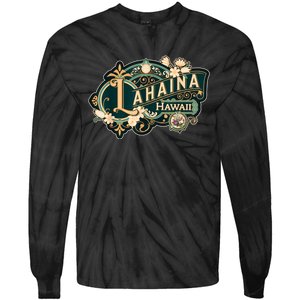 Lahaina Strong Tie-Dye Long Sleeve Shirt