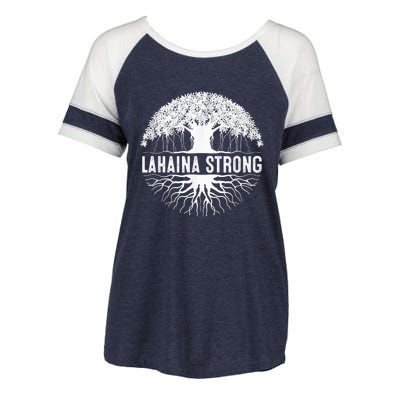 Lahaina Strong Enza Ladies Jersey Colorblock Tee