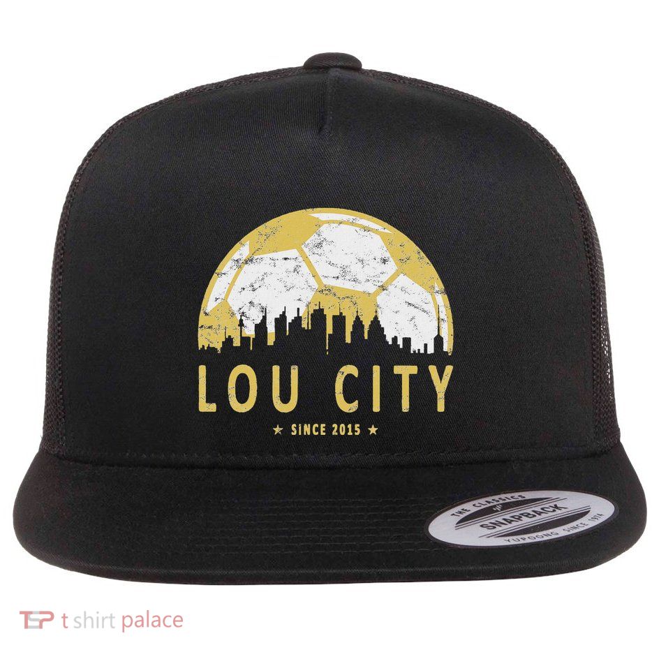 Louisville Soccer Flat Bill Trucker Hat