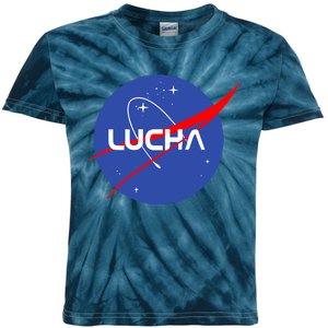 Lucha Space Luchador Wrestler Trending Gift Idea Kids Tie-Dye T-Shirt