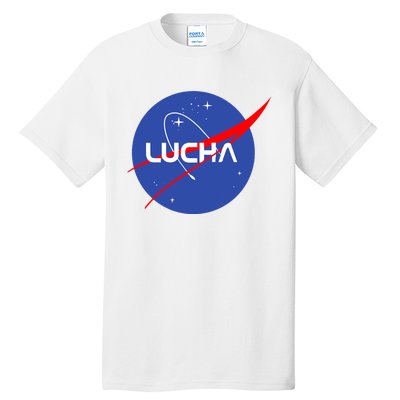 Lucha Space Luchador Wrestler Trending Gift Idea Tall T-Shirt