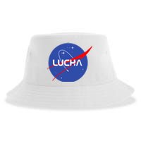 Lucha Space Luchador Wrestler Trending Gift Idea Sustainable Bucket Hat