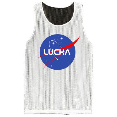 Lucha Space Luchador Wrestler Trending Gift Idea Mesh Reversible Basketball Jersey Tank