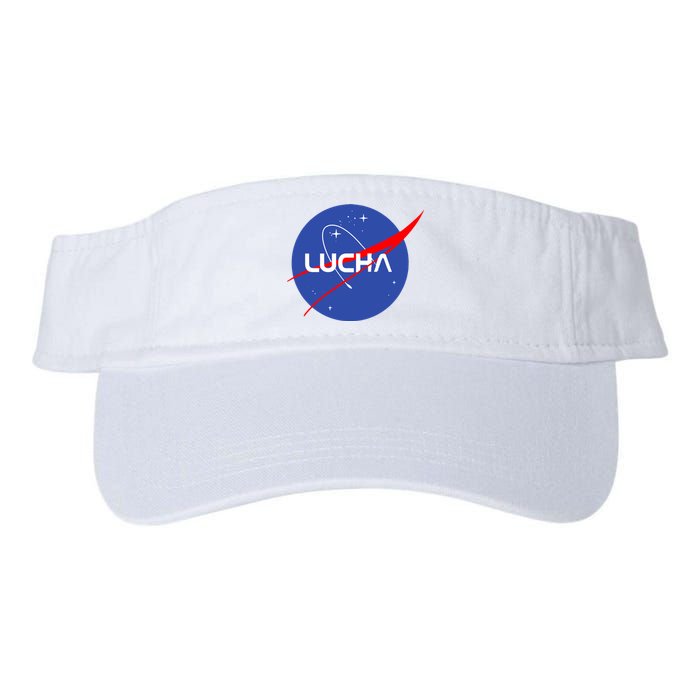 Lucha Space Luchador Wrestler Trending Gift Idea Valucap Bio-Washed Visor