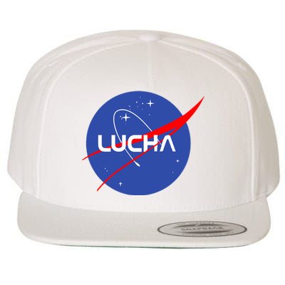 Lucha Space Luchador Wrestler Trending Gift Idea Wool Snapback Cap