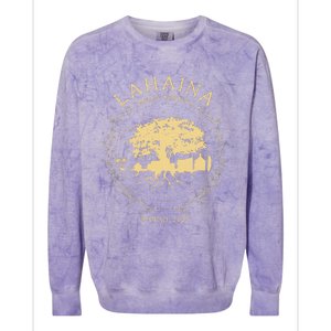 Lahaina Strong Colorblast Crewneck Sweatshirt