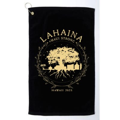 Lahaina Strong Platinum Collection Golf Towel