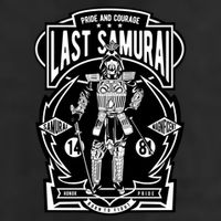 Last Samurai 7 Panel Mesh Trucker Snapback Hat