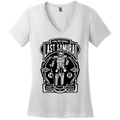 Last Samurai Women's V-Neck T-Shirt