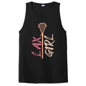 Lacrosse Stick Lax Player Mom Goalie Wife Women Gift PosiCharge Competitor Tank