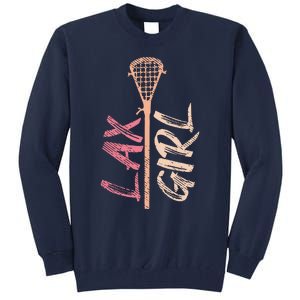 Lacrosse Stick Lax Player Mom Goalie Wife Women Gift Tall Sweatshirt