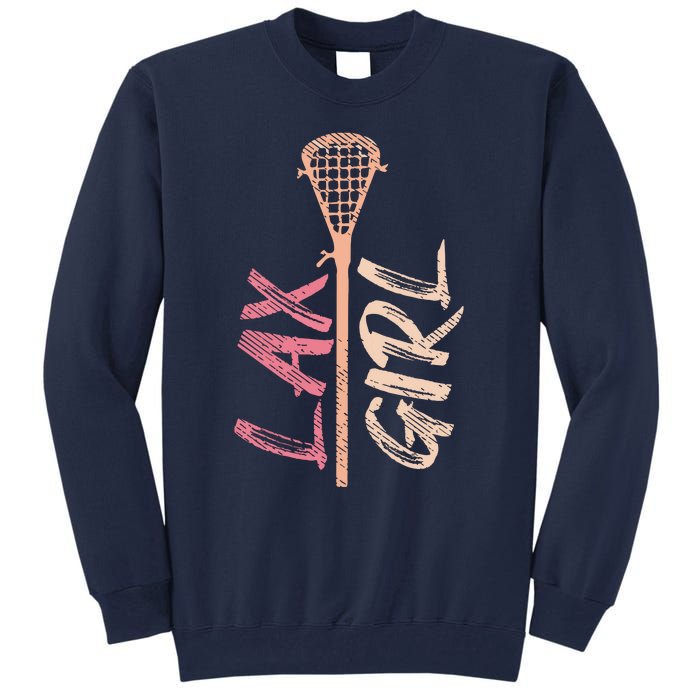 Lacrosse Stick Lax Player Mom Goalie Wife Women Gift Tall Sweatshirt