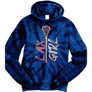 Lacrosse Stick Lax Player Mom Goalie Wife Women Gift Tie Dye Hoodie