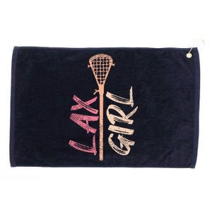 Lacrosse Stick Lax Player Mom Goalie Wife Women Gift Grommeted Golf Towel