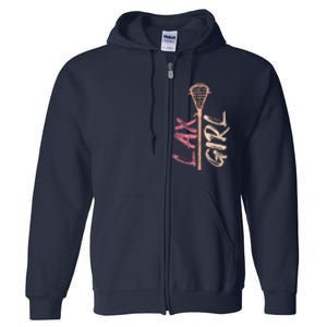 Lacrosse Stick Lax Player Mom Goalie Wife Women Gift Full Zip Hoodie