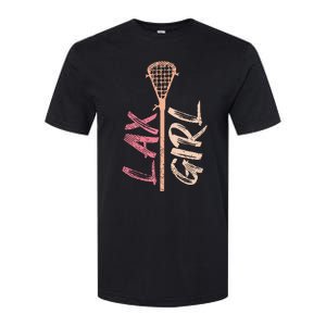 Lacrosse Stick Lax Player Mom Goalie Wife Women Gift Softstyle CVC T-Shirt