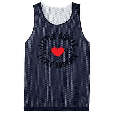 Little Sister. Little Brother Mesh Reversible Basketball Jersey Tank